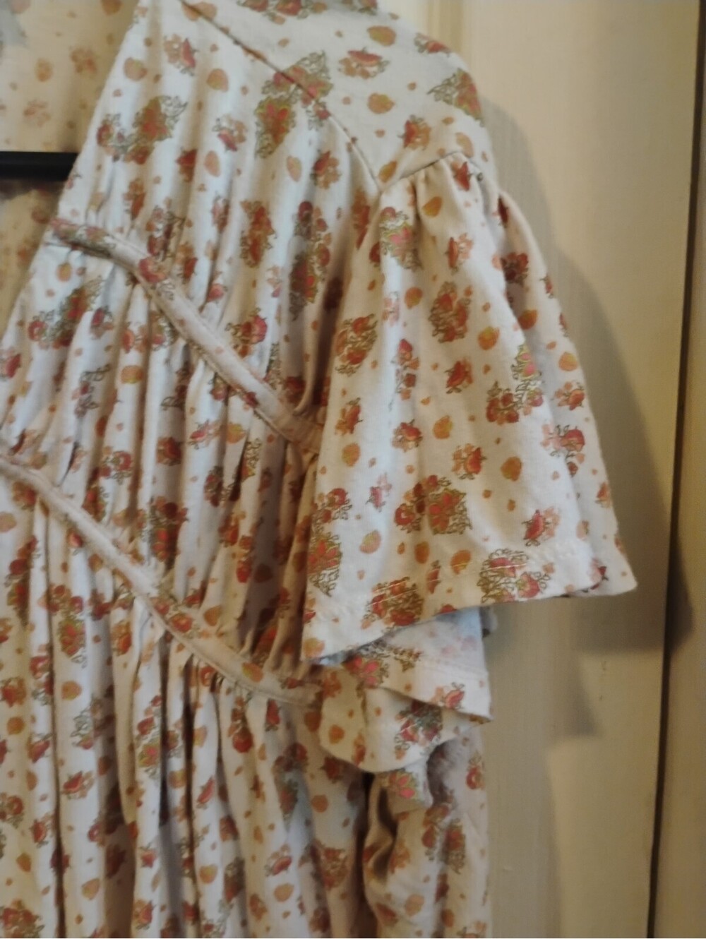 Lane Bryant Floral Print Peplum Blouse Size 14/16 - Picture 8 of 10